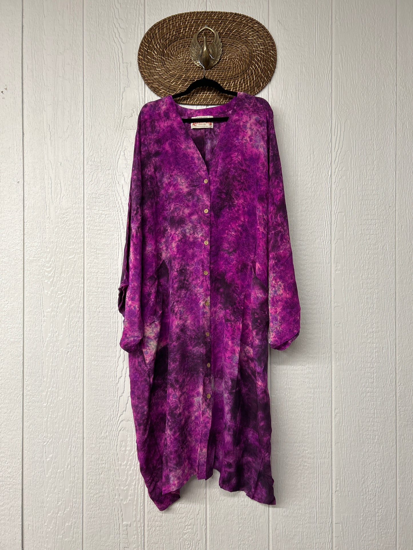 Crepe Sari Gaia Duster Dress 0826 022