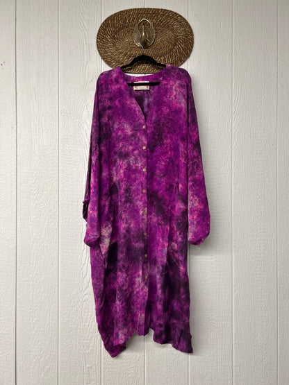 Crepe Sari Gaia Duster Dress 0826 022