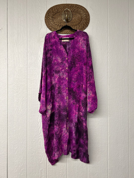 Crepe Sari Gaia Duster Dress 0826 022