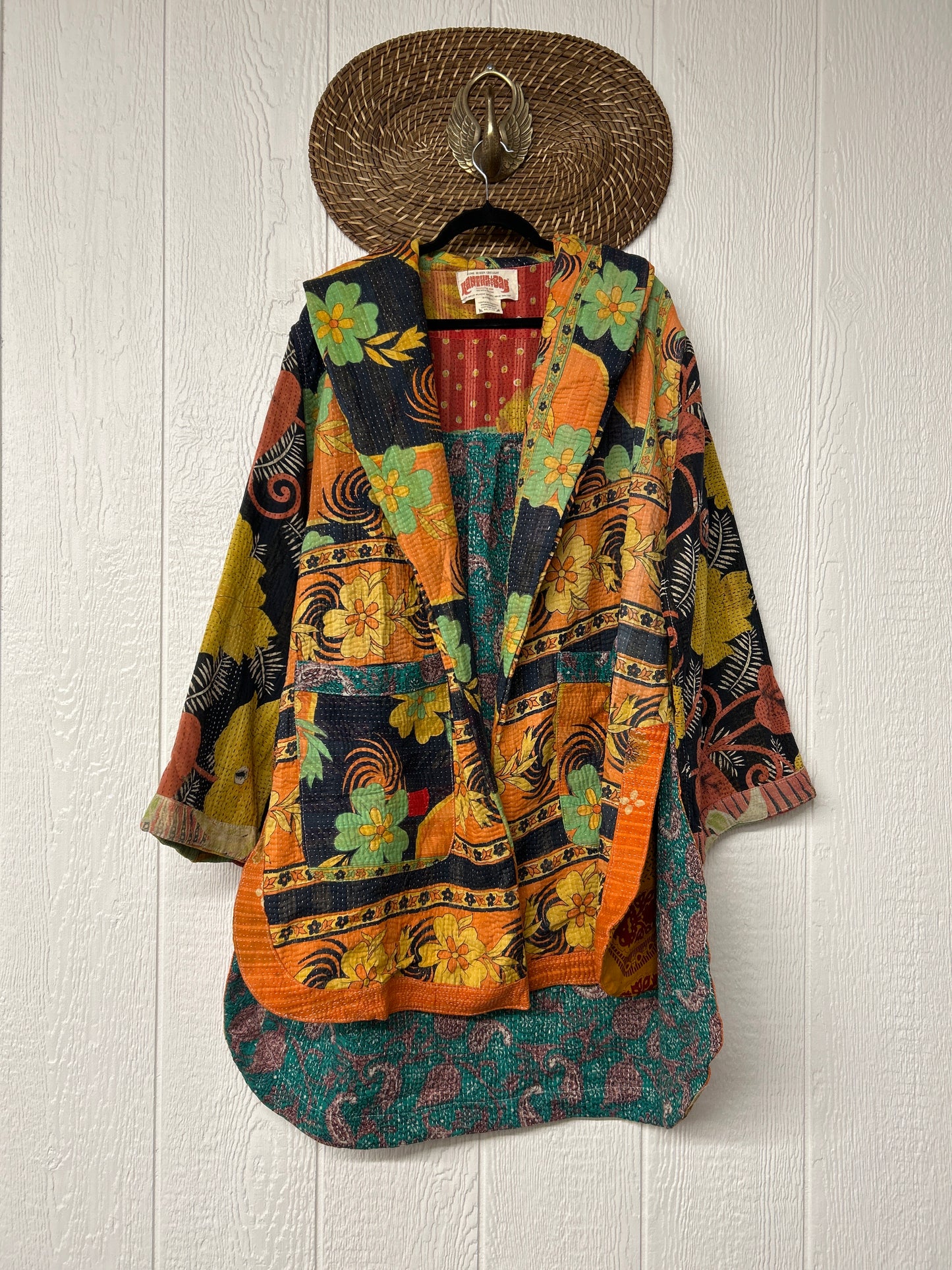 Fine Kantha Drifter Coat 1125 208