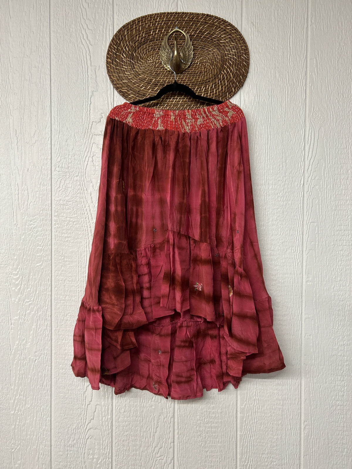 Crepe Sari Dahlia Skirt 1026 099
