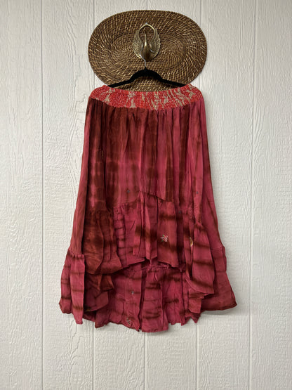 Crepe Sari Dahlia Skirt 1026 099