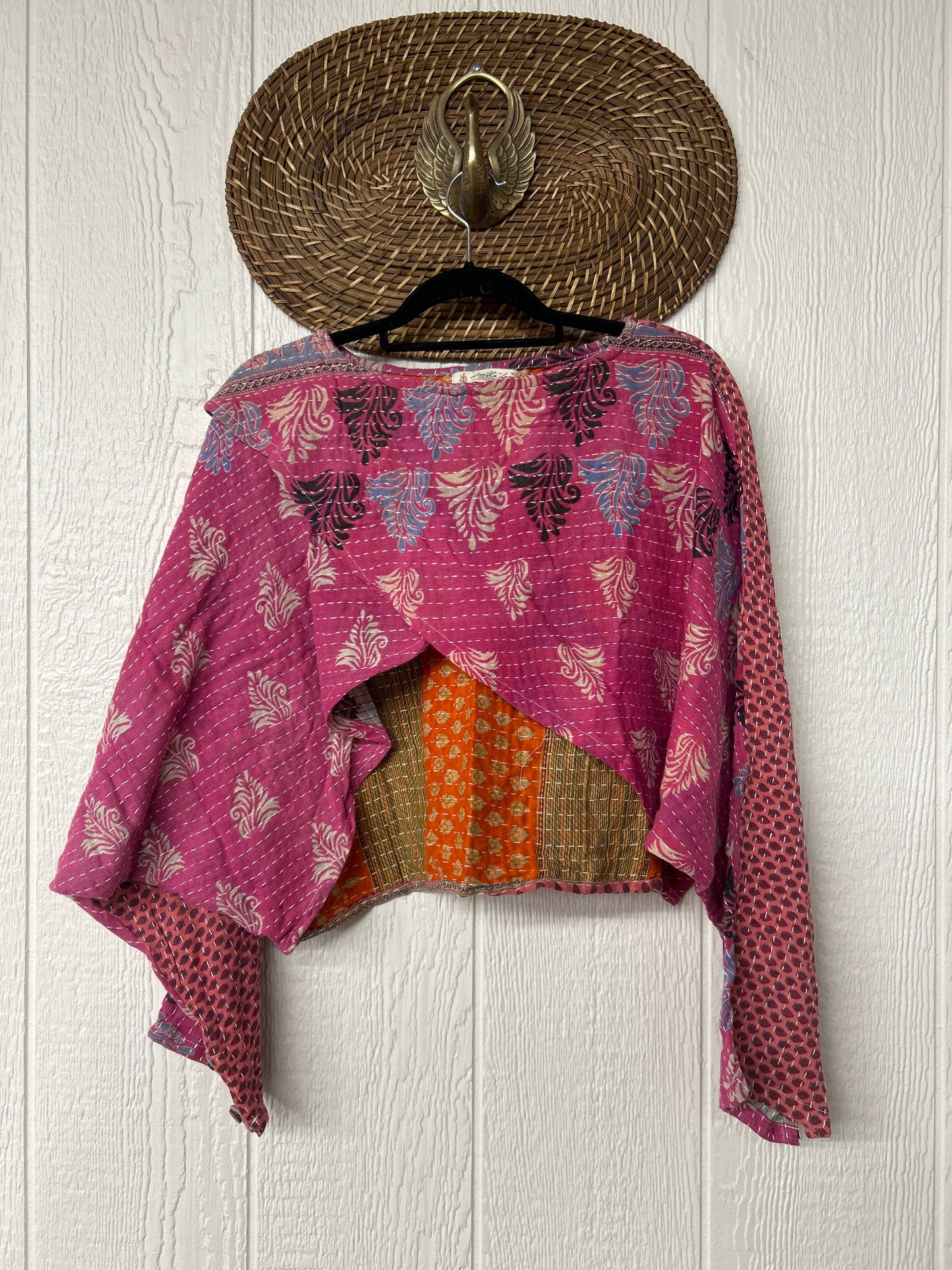 Pareo Kantha In Bloom Cropped Pullover 0326 173