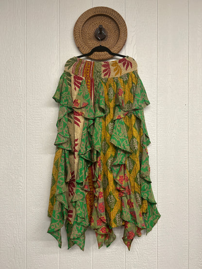Pareo Kantha Willow Maxi Skirt 0826 234
