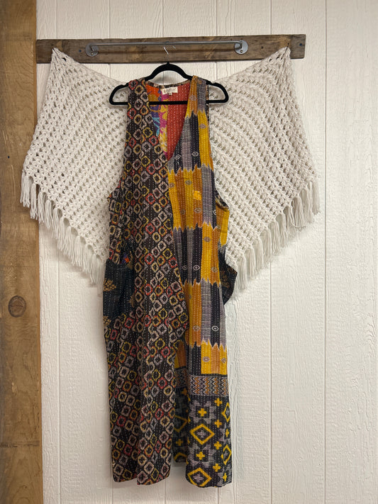 Kantha Harmony Wide Leg Jumpsuit  0825 150