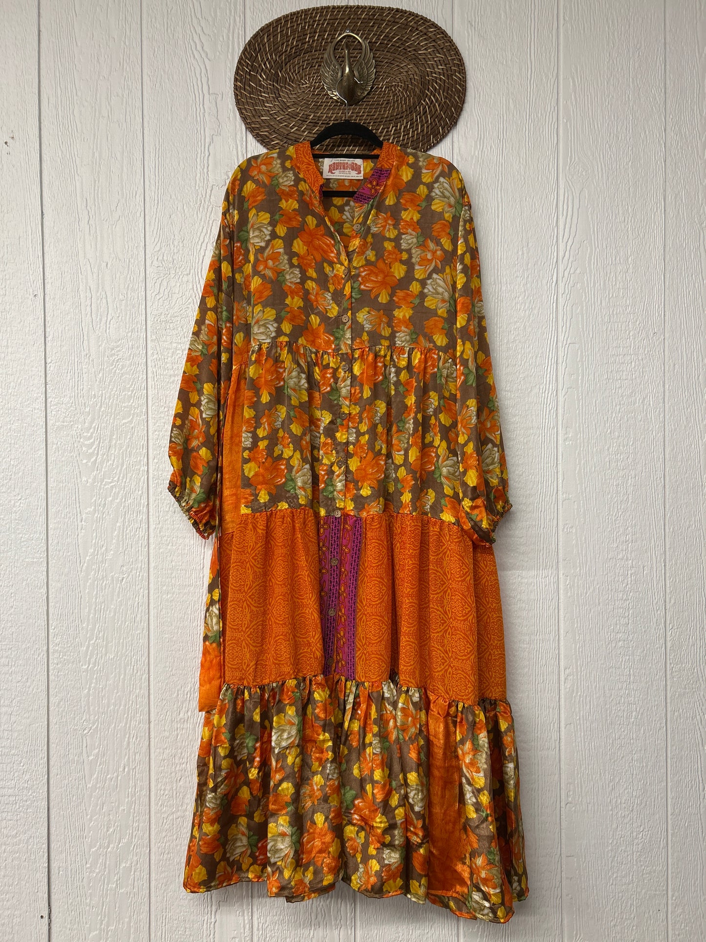 Rasgulla Sari Luminous Maxi Dress 0226 050