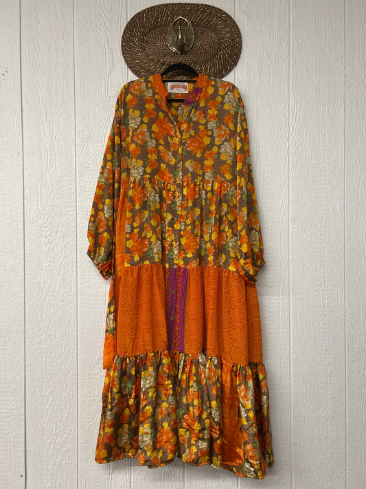 Rasgulla Sari Luminous Maxi Dress 0226 050