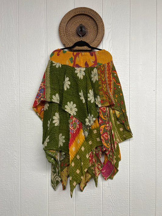 Pareo Kantha Pixie Skirt 0426 106