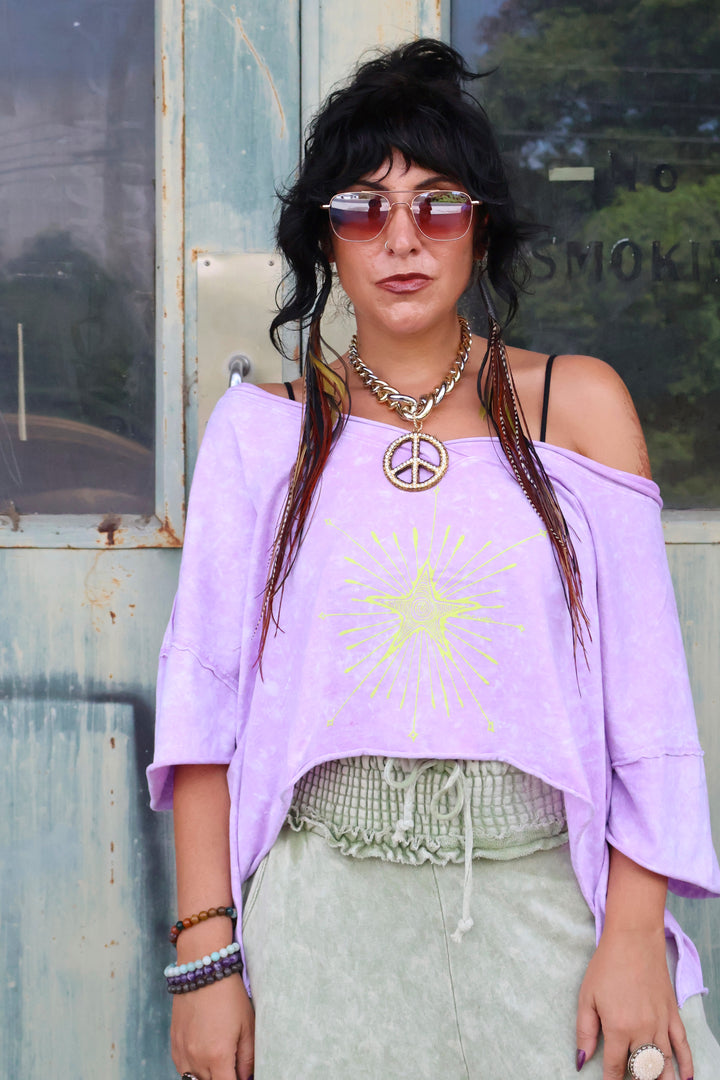 KB Dream Crop Tee - Violet
