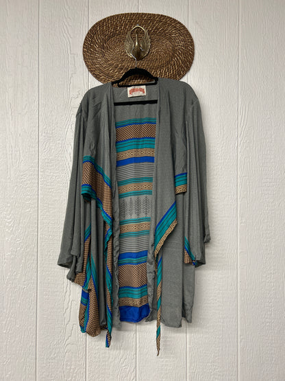 Rasgulla Sari Shortie Spellbound Kimono 0226 049