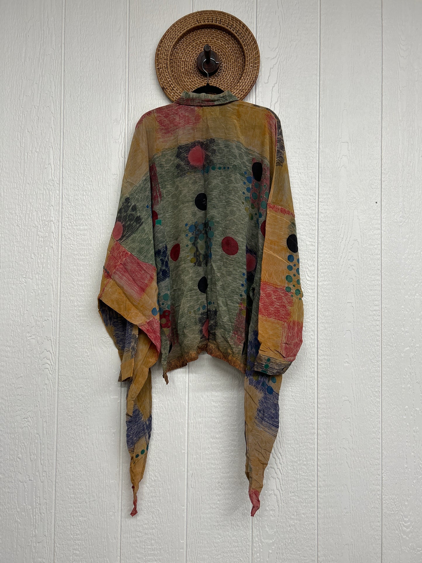 Crepe Sari Nirvana Button Down 1125 217