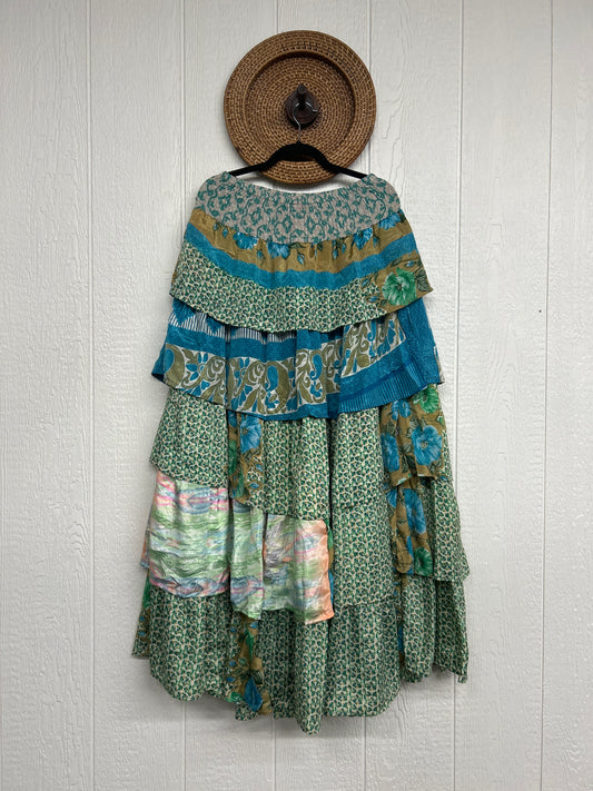 RETAIL Rasgulla Sari Venus Ruffle Maxi 1125 254