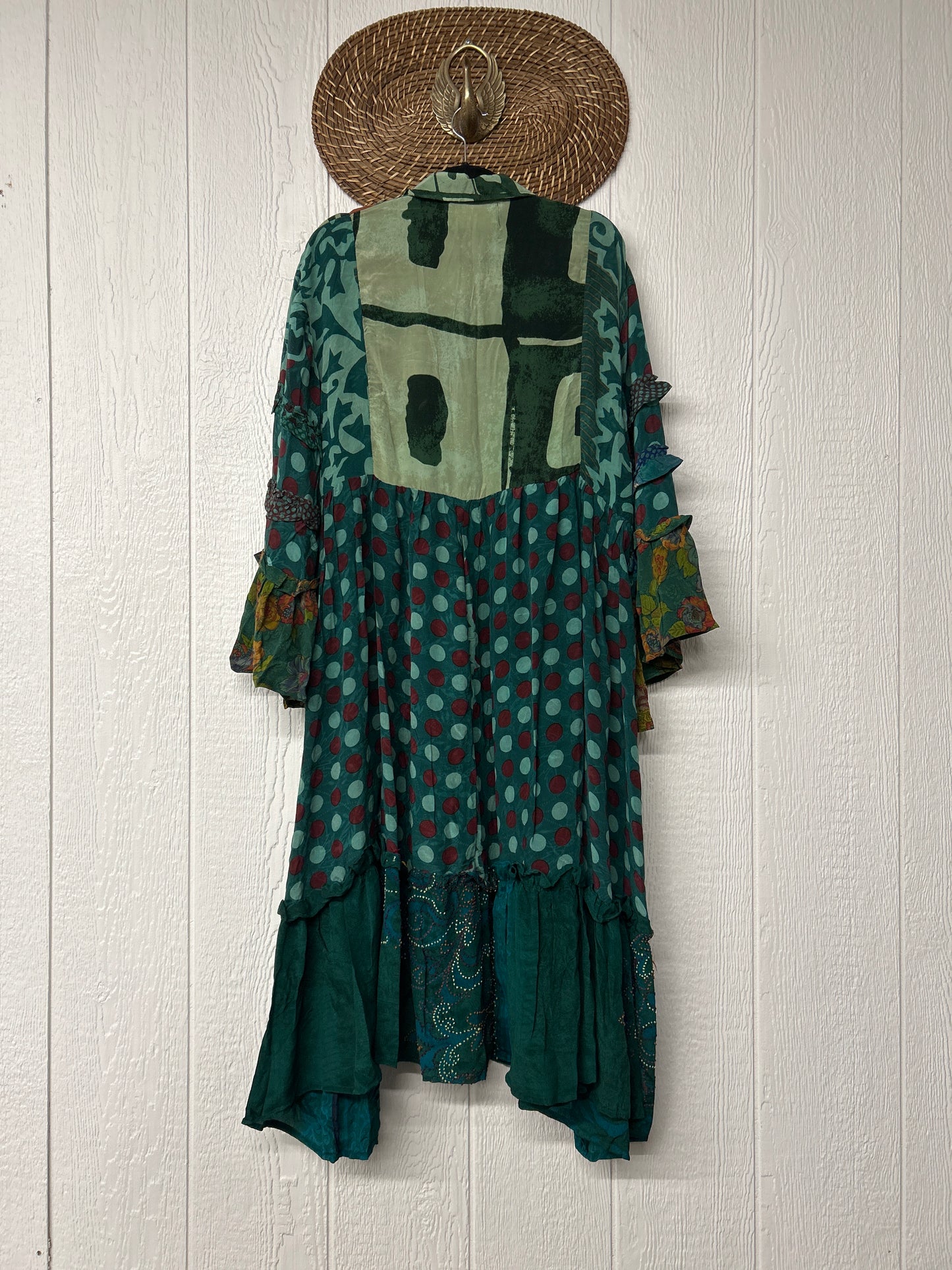 Crepe Sari Rhiannon Duster Dress 0226 133