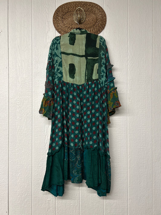 Crepe Sari Rhiannon Duster Dress 0226 133