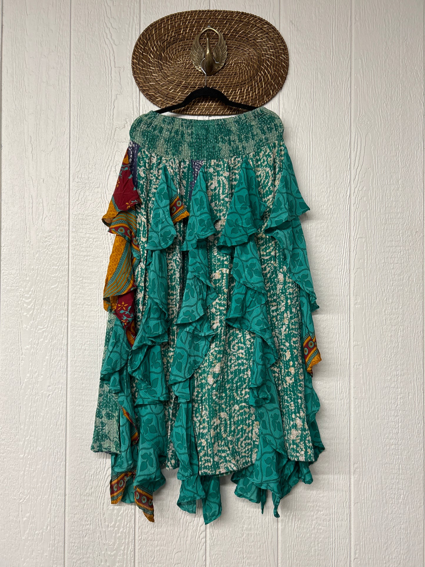 Pareo Kantha Willow Maxi Skirt 0826 261