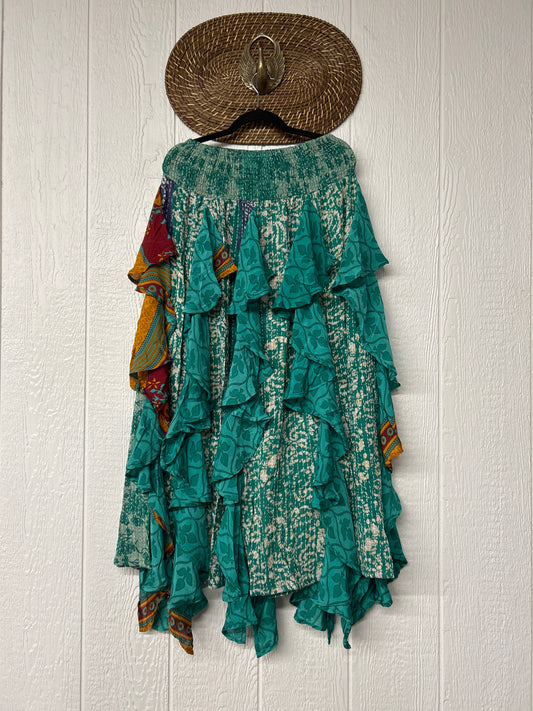 Pareo Kantha Willow Maxi Skirt 0826 261