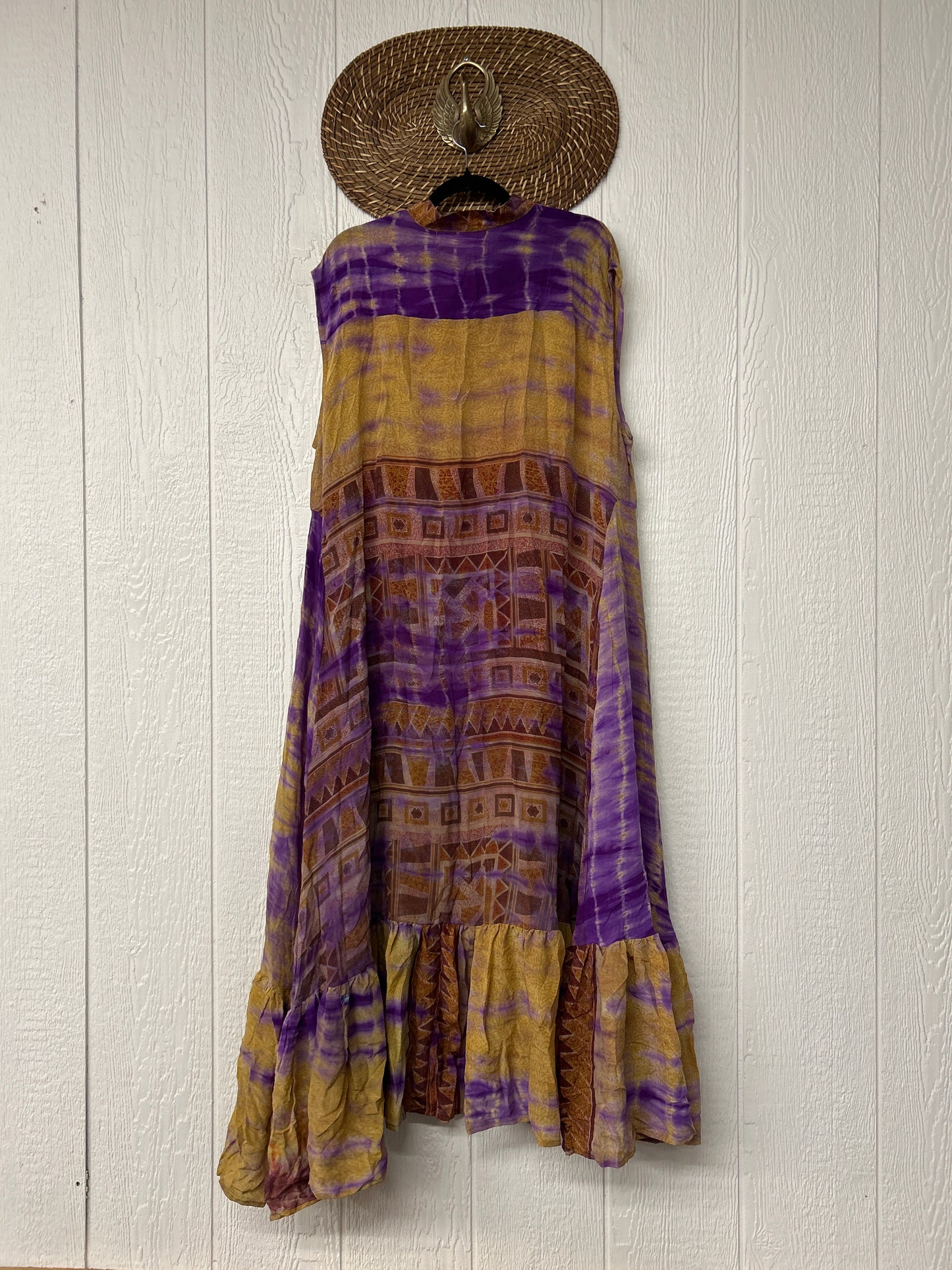 Crepe Sari Summer Dahlia Duster 0726 140