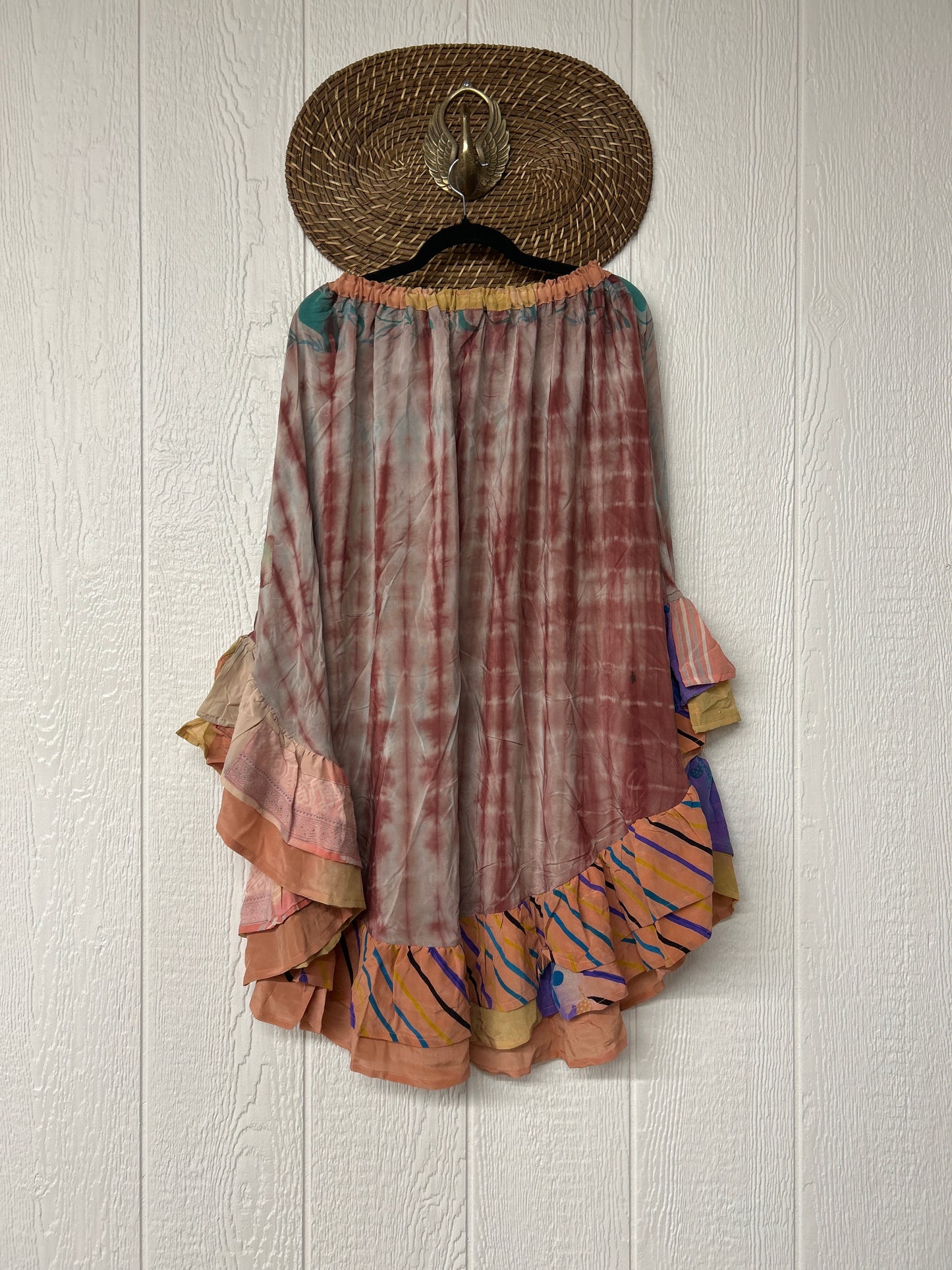 Crepe Wild Rose Skirt 1025 149