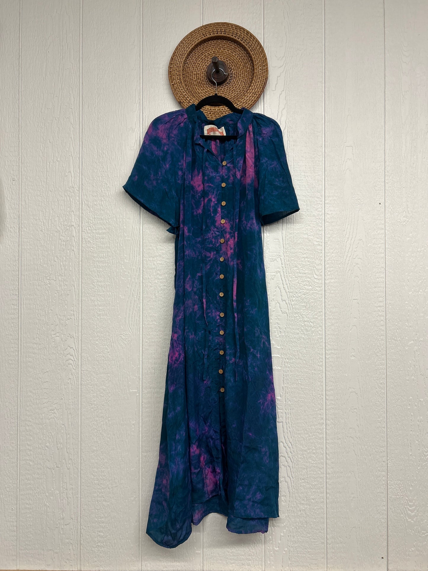 RETAIL Crepe Sari Summer Woodstock Duster 0626 082