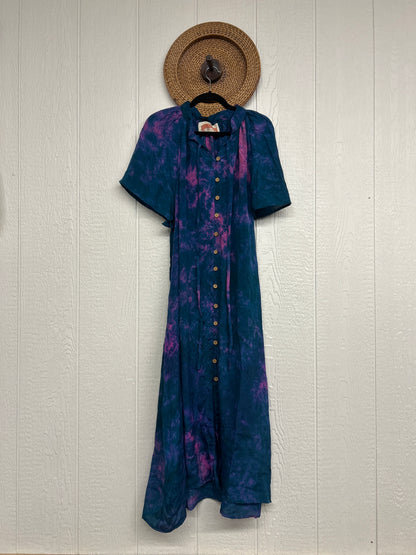 RETAIL Crepe Sari Summer Woodstock Duster 0626 082