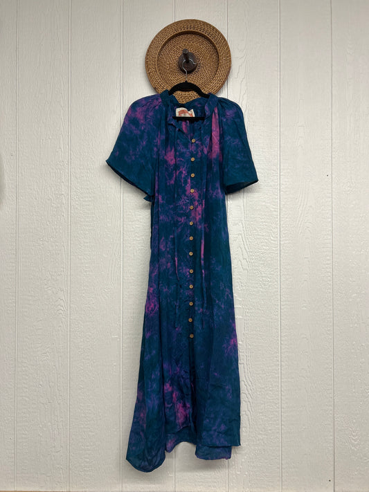 RETAIL Crepe Sari Summer Woodstock Duster 0626 082