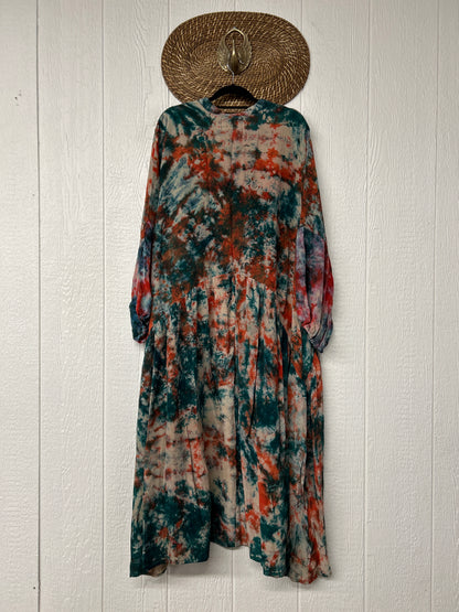 Crepe Sari Evermore Kimono 1026 158