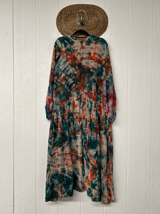 Crepe Sari Evermore Kimono 1026 158