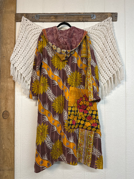 Fine Kantha Rising Sun Coat 1125 245