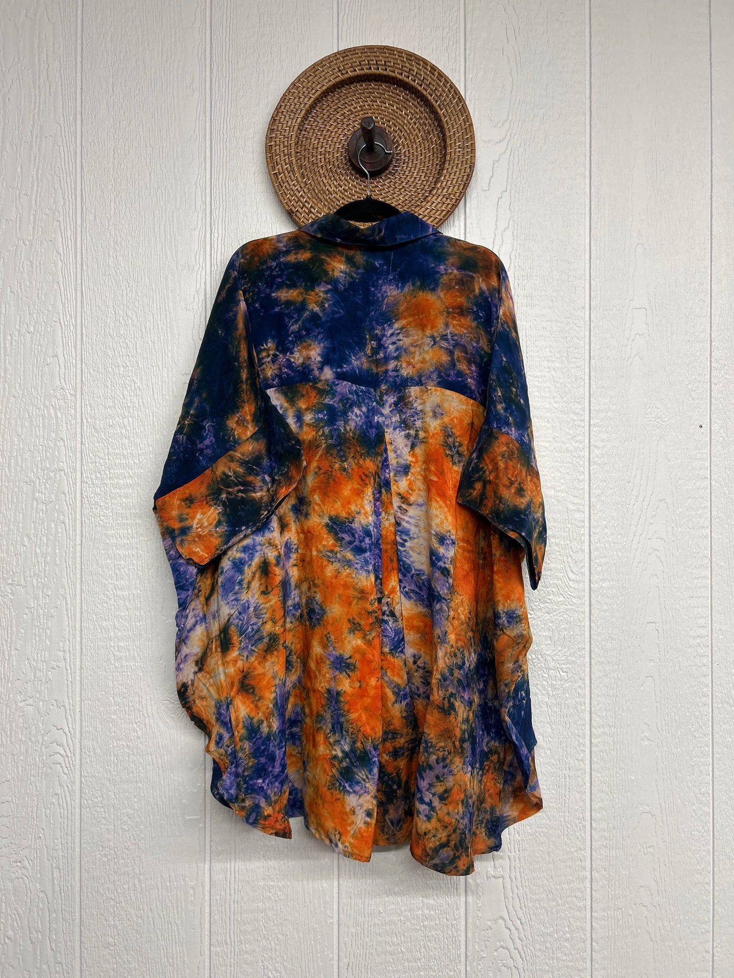 Crepe Sari Free To Be Button Down 0626 185