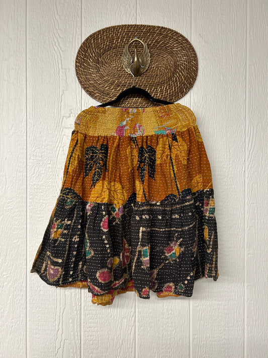 Pareo Kantha Meadow Skirt 0826 260