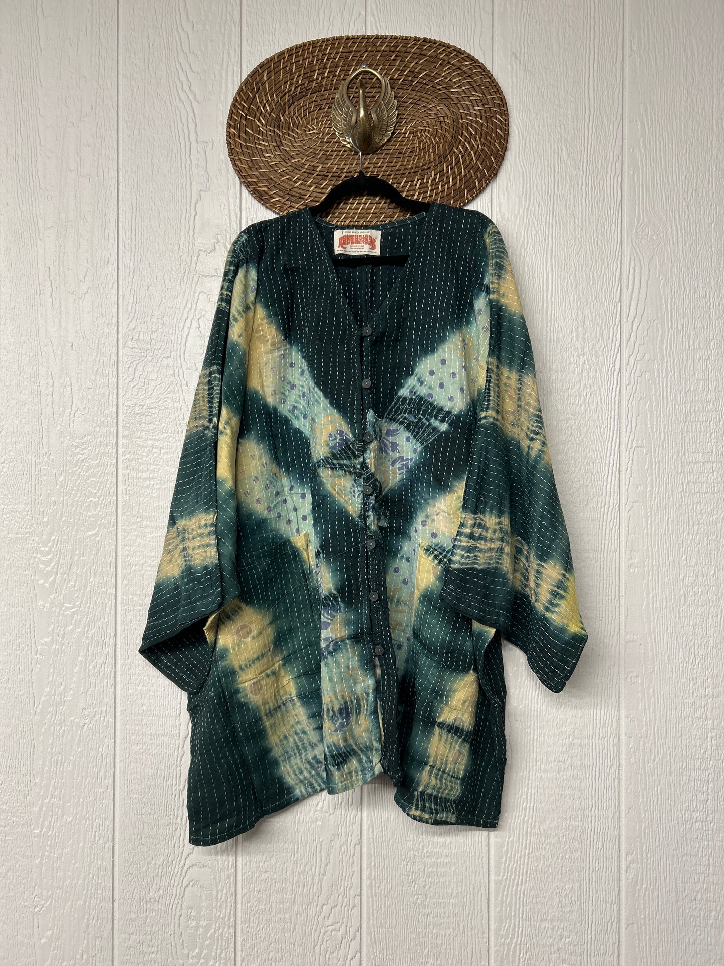 Pareo Kantha Gaia Button-Down Kimono 0526 034