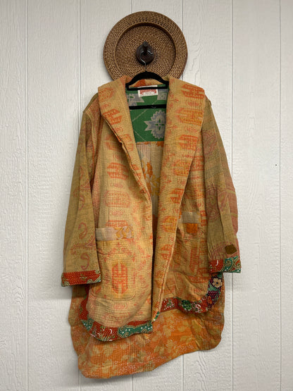 Fine Kantha Drifter Coat 1026 025