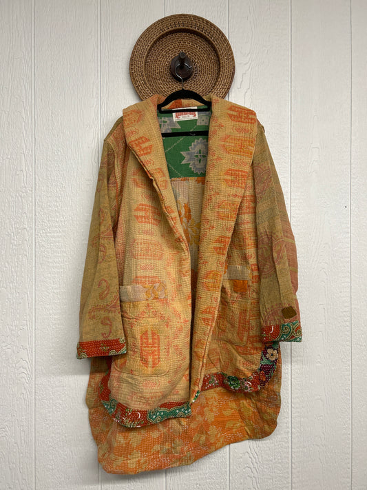 Fine Kantha Drifter Coat 1026 025
