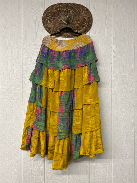 Rasgulla Sari Venus Ruffle Maxi 1125 031