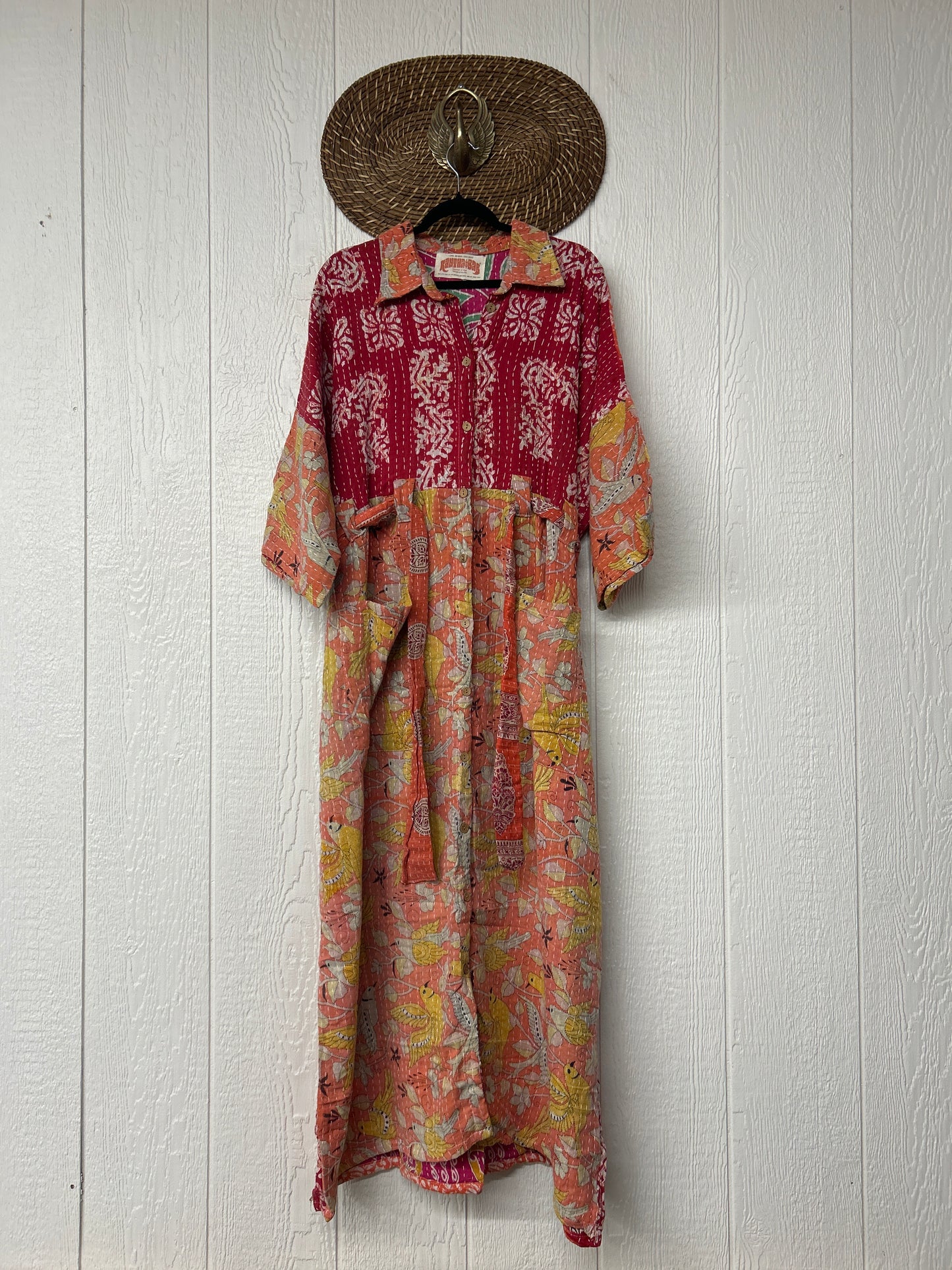Pareo Kantha Gravity Duster Dress 0226 012