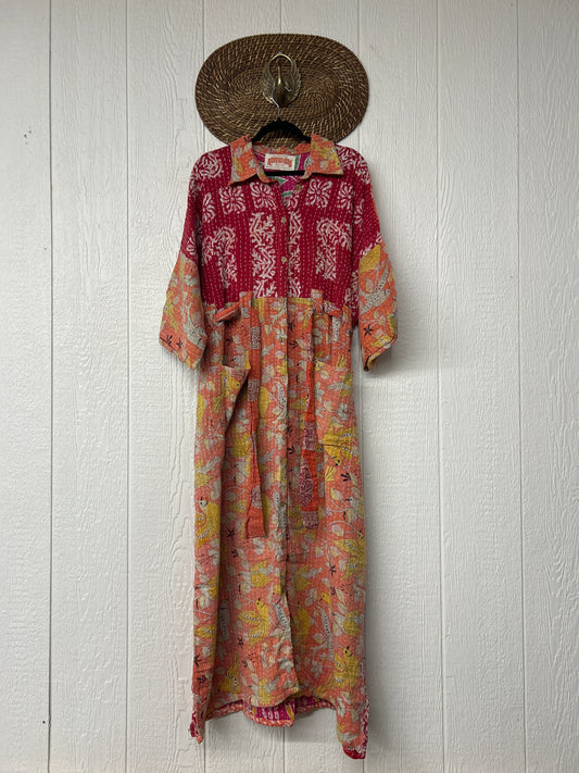 Pareo Kantha Gravity Duster Dress 0226 012