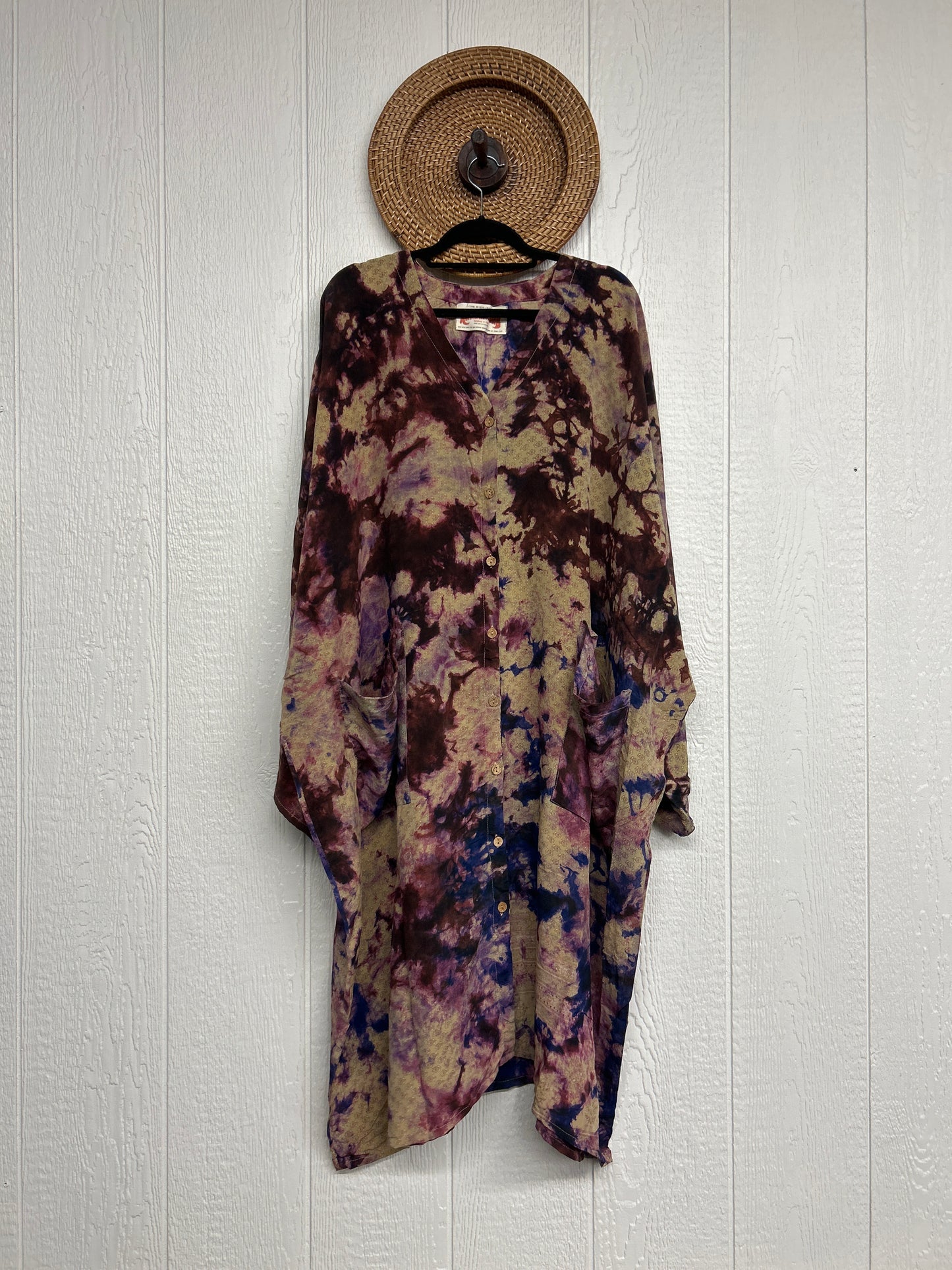 Crepe Sari Gaia Duster Dress 0426 102