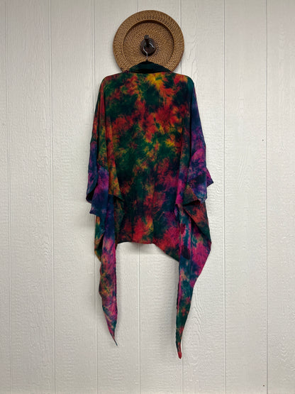 Crepe Sari Summer Nirvana Button Down 0626 104