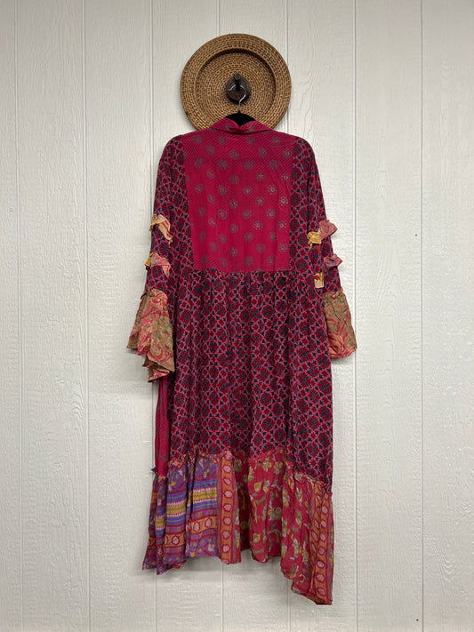 Crepe Sari Rhiannon Duster Dress 0226 233