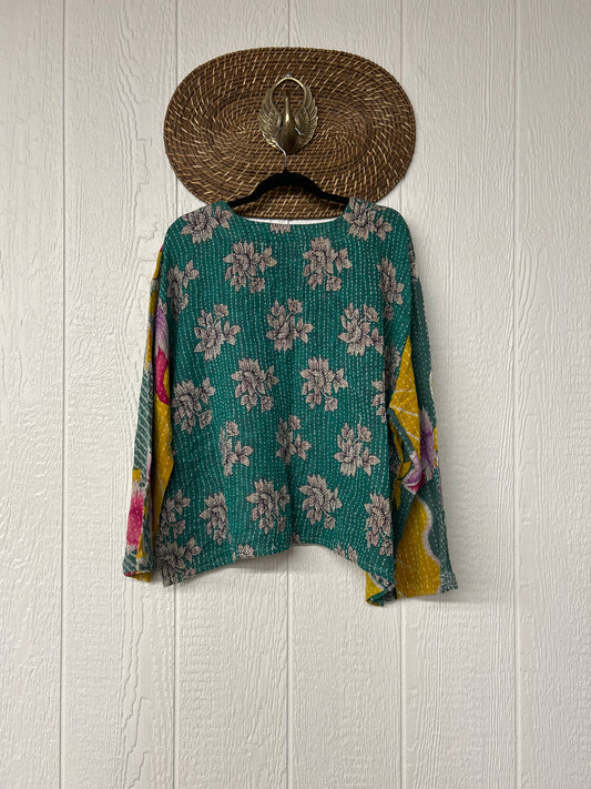 Pareo Kantha Wanderer Pocket Crop Top 0226 133