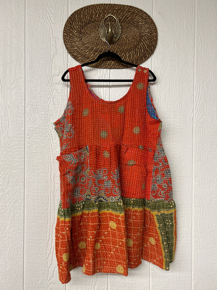 Kantha Meadow Mini Dress 0625 041