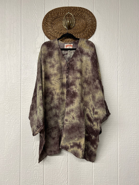 Pareo Kantha Gaia Split Tunic 0526 011