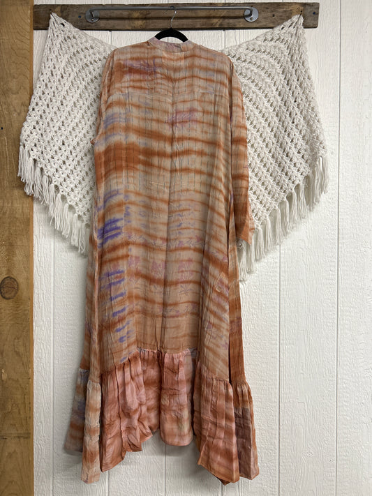 Crepe Sari Dahlia Duster Dress 0326 109