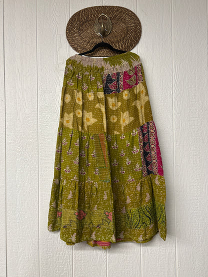 Pareo Kantha Lotus Maxi Skirt 0826 212