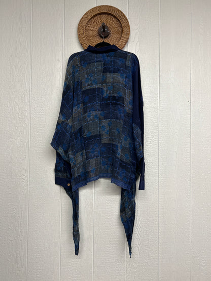 Crepe Sari Nirvana Button Down 1125 196