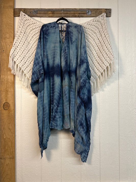 Crepe Sari Orchid Kimono 0626 274