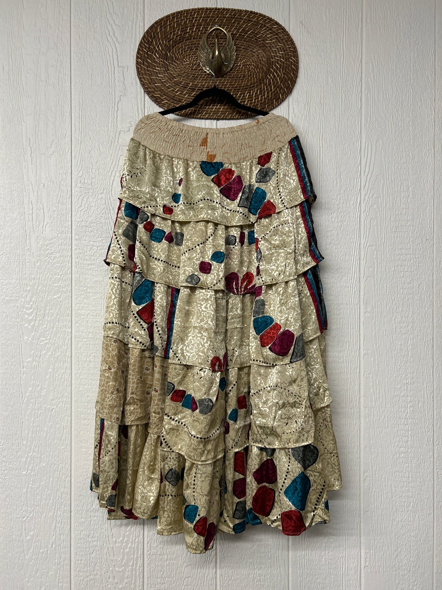 Rasgulla Sari Venus Ruffle Maxi 1125 078