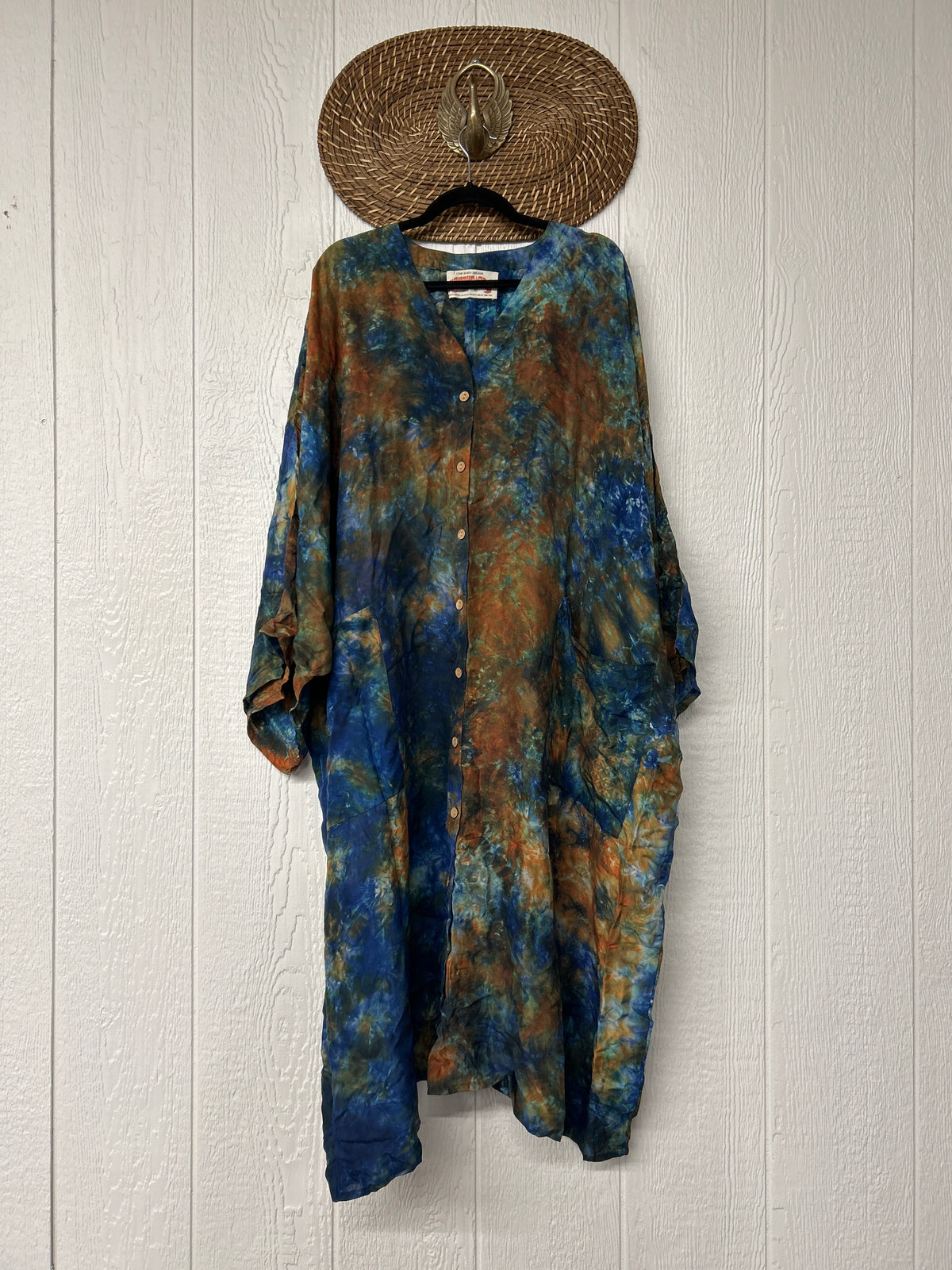 Crepe Sari Gaia Duster Dress 0826 266