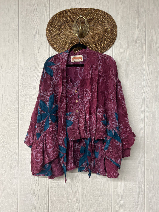 Crepe Sari Wild Rose Top 1026 163