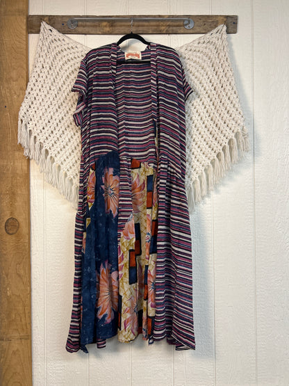 Crepe Sari Summer Evermore Kimono 0726 143